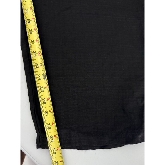 EILEEN FISHER Washable Crepe Wide Leg Pant 2XL Black Linen Blend Lagenlook New - Picture 7 of 13